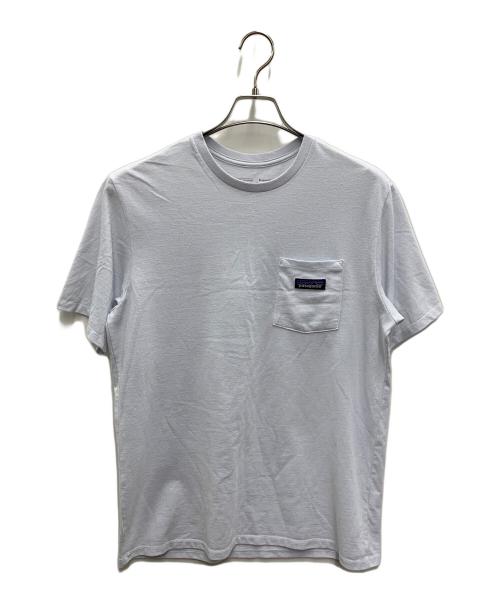 Patagonia（パタゴニア）Patagonia (パタゴニア) 半袖Tシャツ スカイブルー サイズ:Sの古着・服飾アイテム