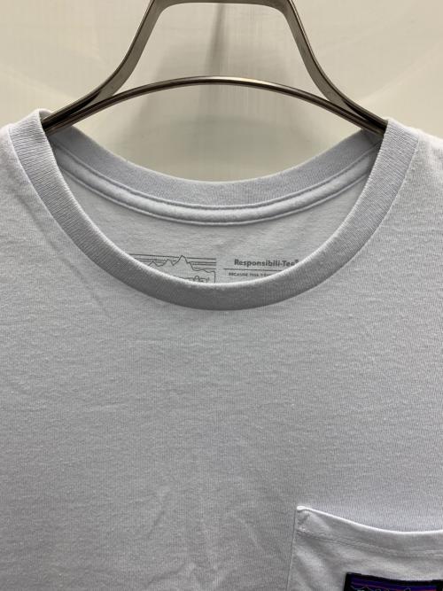 Patagonia（パタゴニア）Patagonia (パタゴニア) 半袖Tシャツ スカイブルー サイズ:Sの古着・服飾アイテム