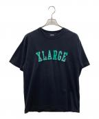 X-LARGEエクストララージ）の古着「半袖Tシャツ」｜ブラック×グリーン