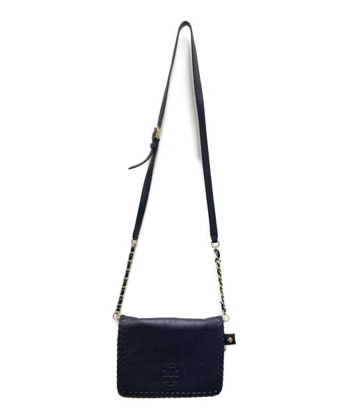 TORY BURCH（トリーバーチ）TORY BURCH (トリーバーチ) チェーンショルダーバッグ ブラックの古着・服飾アイテム