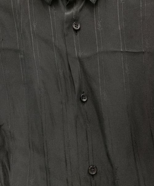 Saint Laurent Paris（サンローランパリ）Saint Laurent Paris (サンローランパリ) シルクシャツ ブラック サイズ:37の古着・服飾アイテム