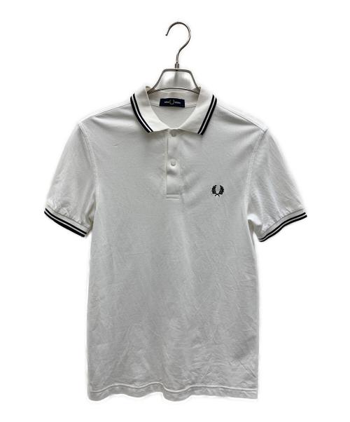 FRED PERRY（フレッドペリー）FRED PERRY (フレッドペリー) ポロシャツ ホワイト サイズ:Sの古着・服飾アイテム