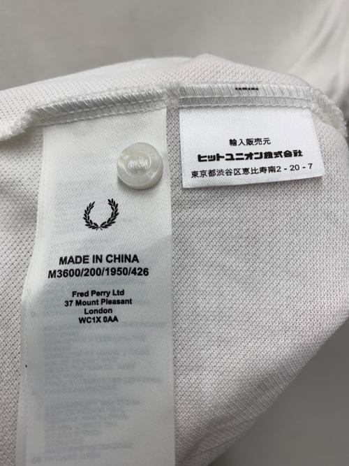 FRED PERRY（フレッドペリー）FRED PERRY (フレッドペリー) ポロシャツ ホワイト サイズ:Sの古着・服飾アイテム