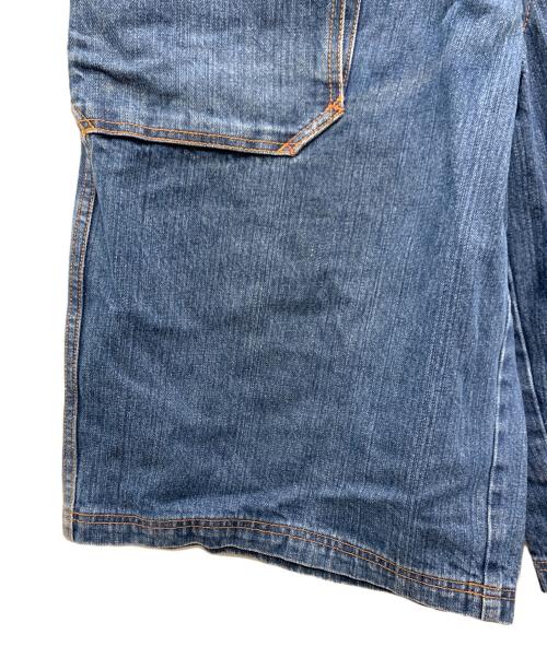 PLATINUM FUBU（プラチナムフブ）PLATINUM FUBU (プラチナムフブ) ハーフデニムパンツ インディゴ サイズ:W38の古着・服飾アイテム
