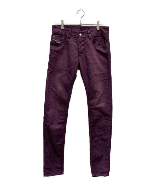 DIESEL（ディーゼル）DIESEL (ディーゼル) デニムパンツ パープル サイズ:W29の古着・服飾アイテム