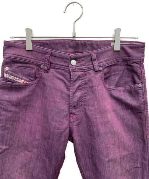 DIESEL（ディーゼル）DIESEL (ディーゼル) デニムパンツ パープル サイズ:W29の古着・服飾アイテム