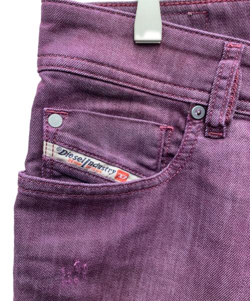 DIESEL（ディーゼル）DIESEL (ディーゼル) デニムパンツ パープル サイズ:W29の古着・服飾アイテム
