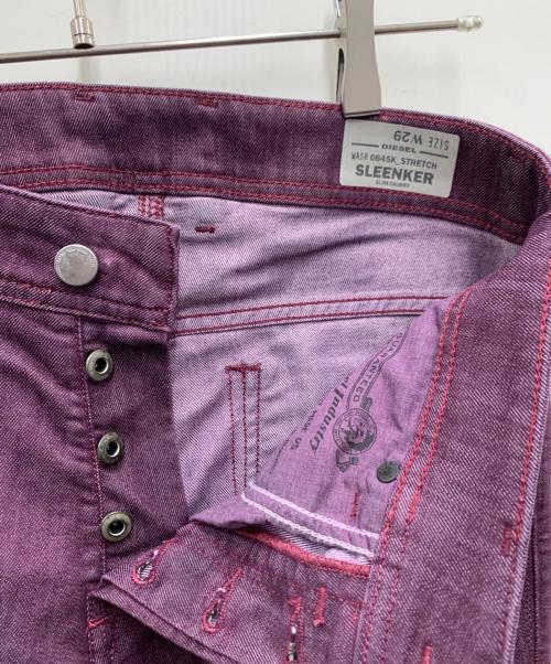 DIESEL（ディーゼル）DIESEL (ディーゼル) デニムパンツ パープル サイズ:W29の古着・服飾アイテム