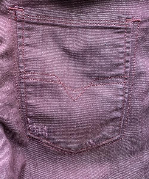 DIESEL（ディーゼル）DIESEL (ディーゼル) デニムパンツ パープル サイズ:W29の古着・服飾アイテム