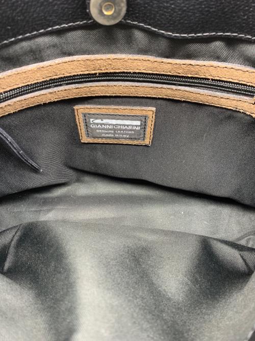 GIANNI CHIARINI（ジャンニ キアリーニ）GIANNI CHIARINI (ジャンニ キアリーニ) トートバッグ ブラックの古着・服飾アイテム