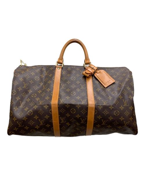 LOUIS VUITTON（ルイ ヴィトン）LOUIS VUITTON (ルイ ヴィトン) トラベルバッグ　キーポル50 ブラウンの古着・服飾アイテム