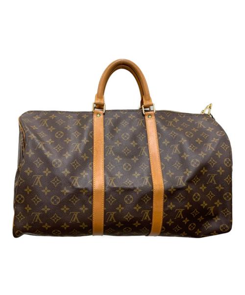 LOUIS VUITTON（ルイ ヴィトン）LOUIS VUITTON (ルイ ヴィトン) トラベルバッグ　キーポル50 ブラウンの古着・服飾アイテム