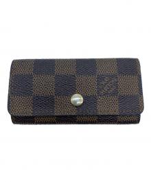 LOUIS VUITTON（ルイ ヴィトン）の古着「キーケース ミュルティクレ4」｜2 ハンドル汚れ有