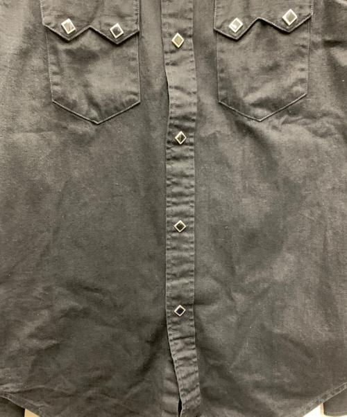 RRL（ダブルアールエル）RRL (ダブルアールエル) デニムウエスタンシャツ ブラック サイズ:Mの古着・服飾アイテム