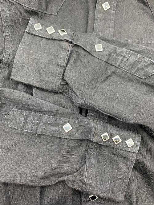 RRL（ダブルアールエル）RRL (ダブルアールエル) デニムウエスタンシャツ ブラック サイズ:Mの古着・服飾アイテム