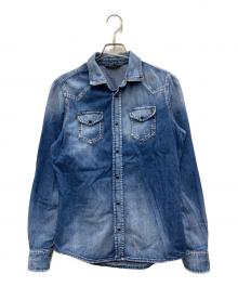 DIESEL（ディーゼル）の古着「デニムシャツ」｜インディゴ
