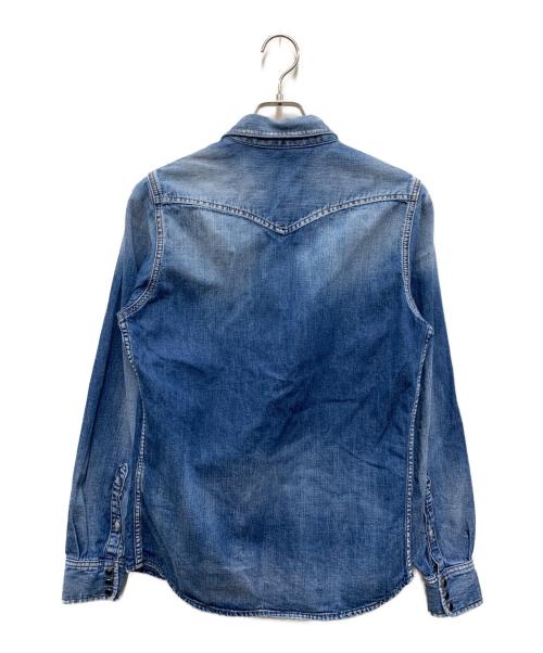 DIESEL（ディーゼル）DIESEL (ディーゼル) デニムシャツ インディゴ サイズ:Sの古着・服飾アイテム