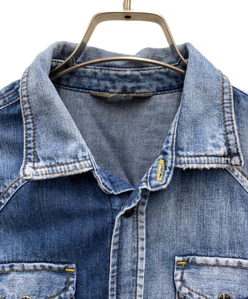 DIESEL（ディーゼル）DIESEL (ディーゼル) デニムシャツ インディゴ サイズ:Sの古着・服飾アイテム