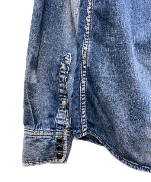DIESEL（ディーゼル）DIESEL (ディーゼル) デニムシャツ インディゴ サイズ:Sの古着・服飾アイテム