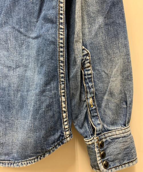 DIESEL（ディーゼル）DIESEL (ディーゼル) デニムシャツ インディゴ サイズ:Sの古着・服飾アイテム