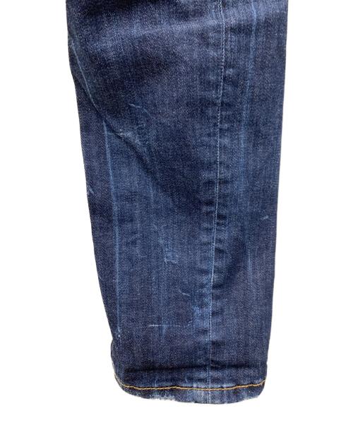 DSQUARED2（ディースクエアード）DSQUARED2 (ディースクエアード) ダメージ加工デニムパンツ インディゴ サイズ:44の古着・服飾アイテム