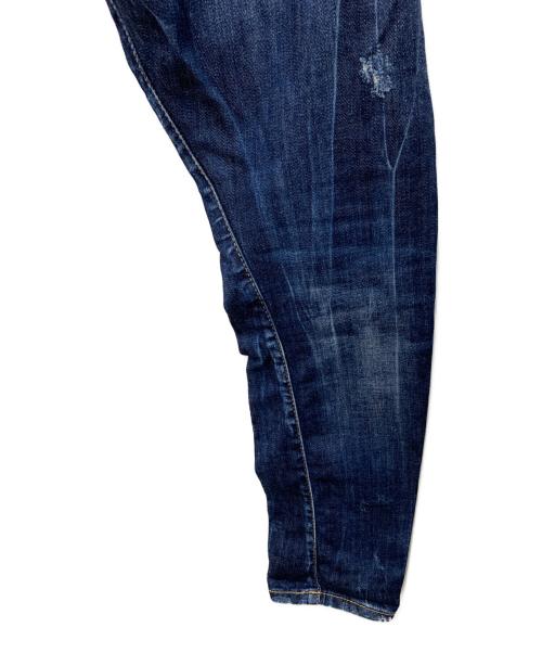 DSQUARED2（ディースクエアード）DSQUARED2 (ディースクエアード) ダメージ加工デニムパンツ インディゴ サイズ:44の古着・服飾アイテム