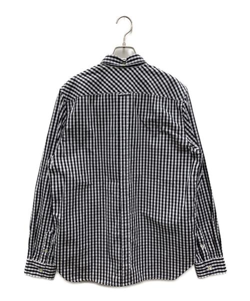 FRED PERRY（フレッドペリー）FRED PERRY (フレッドペリー) 長袖シャツ ブラック×ホワイト サイズ:40の古着・服飾アイテム