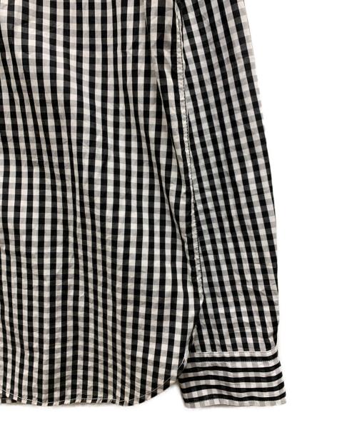 FRED PERRY（フレッドペリー）FRED PERRY (フレッドペリー) 長袖シャツ ブラック×ホワイト サイズ:40の古着・服飾アイテム