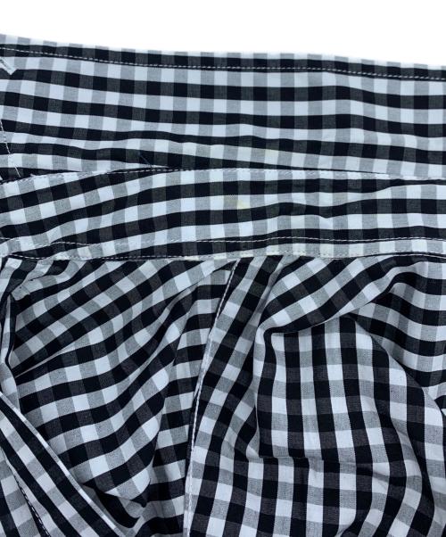 FRED PERRY（フレッドペリー）FRED PERRY (フレッドペリー) 長袖シャツ ブラック×ホワイト サイズ:40の古着・服飾アイテム