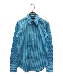 RALPH LAUREN（ラルフローレン）の古着「長袖シャツ」｜スカイブルー×ホワイト