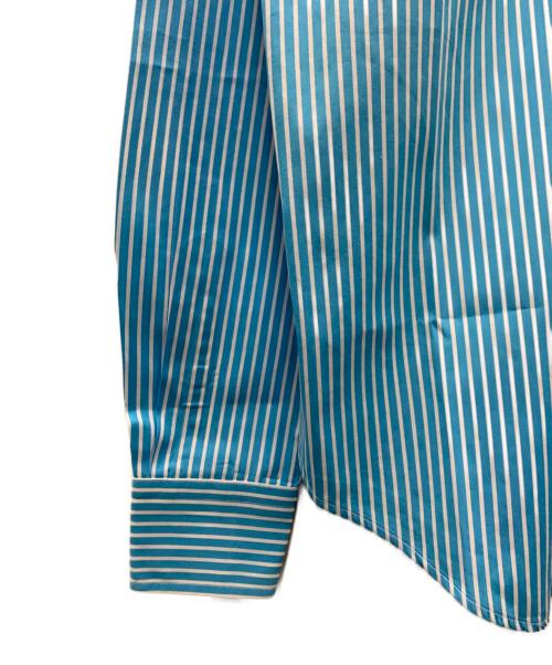RALPH LAUREN（ラルフローレン）RALPH LAUREN (ラルフローレン) 長袖シャツ スカイブルー×ホワイト サイズ:4の古着・服飾アイテム