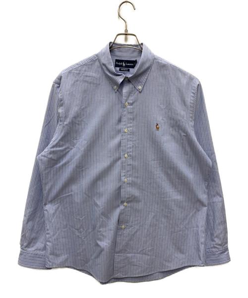 RALPH LAUREN（ラルフローレン）RALPH LAUREN (ラルフローレン) 長袖シャツ グレー×ブルー サイズ:XLの古着・服飾アイテム