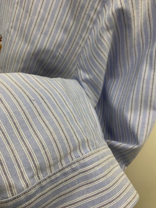 RALPH LAUREN（ラルフローレン）RALPH LAUREN (ラルフローレン) 長袖シャツ グレー×ブルー サイズ:XLの古着・服飾アイテム