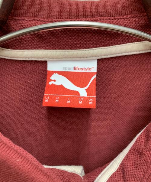 PUMA（プーマ）PUMA (プーマ) ポロシャツ アーセナルコラボ ワインレッド サイズ:Mの古着・服飾アイテム