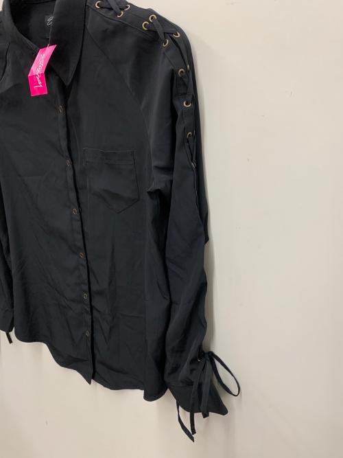 stussy（ステューシー）stussy (ステューシー) 長袖シャツ ブラック サイズ:M 未使用品の古着・服飾アイテム