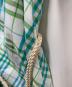 中古・古着 BURBERRY BLUE LABEL (バーバリー ブルー レーベル) ノースリーブワンピース ホワイト×グリーン サイズ:36 未使用品：10000円