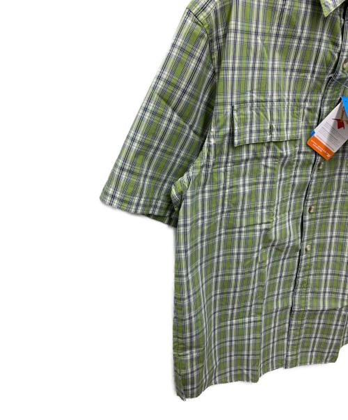 Columbia（コロンビア）Columbia (コロンビア) 半袖シャツ 黄緑 サイズ:L 未使用品の古着・服飾アイテム