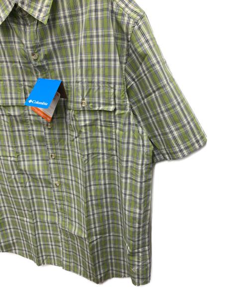 Columbia（コロンビア）Columbia (コロンビア) 半袖シャツ 黄緑 サイズ:L 未使用品の古着・服飾アイテム