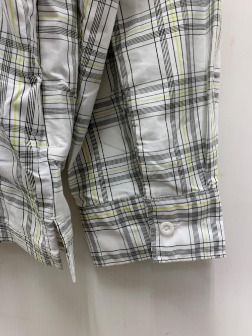 THE NORTH FACE（ザ ノース フェイス）THE NORTH FACE (ザ ノース フェイス) 長袖シャツ ホワイト×黄緑 サイズ:XLの古着・服飾アイテム