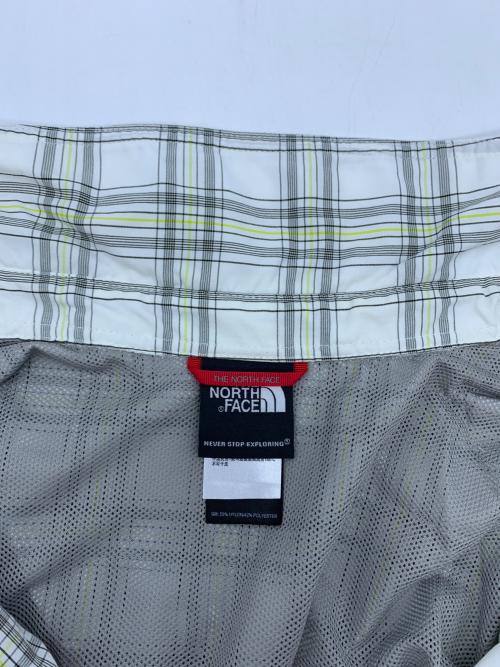 THE NORTH FACE（ザ ノース フェイス）THE NORTH FACE (ザ ノース フェイス) 長袖シャツ ホワイト×黄緑 サイズ:XLの古着・服飾アイテム