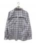 THE NORTH FACE (ザ ノース フェイス) 長袖シャツ パープル×ホワイト サイズ:XL：4000円