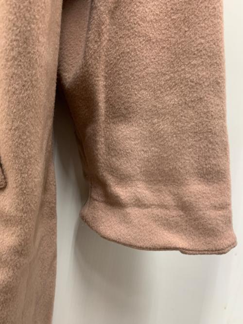 Christian Dior Sports（クリスチャン ディオールスポーツ）Christian Dior Sports (クリスチャン ディオールスポーツ) フーデットウールコート ピンクベージュ サイズ:Sの古着・服飾アイテム