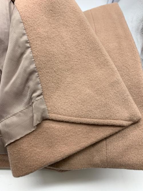Christian Dior Sports（クリスチャン ディオールスポーツ）Christian Dior Sports (クリスチャン ディオールスポーツ) フーデットウールコート ピンクベージュ サイズ:Sの古着・服飾アイテム