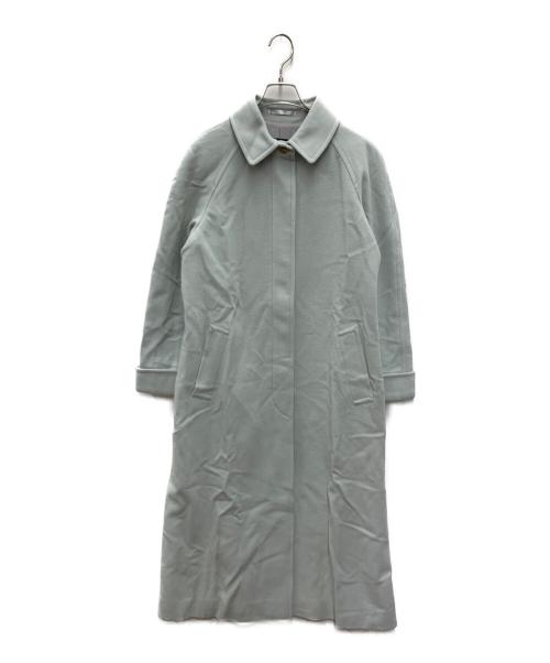 Burberry's（バーバリーズ）Burberry's (バーバリーズ) ウールコート ミントグリーン サイズ:40の古着・服飾アイテム