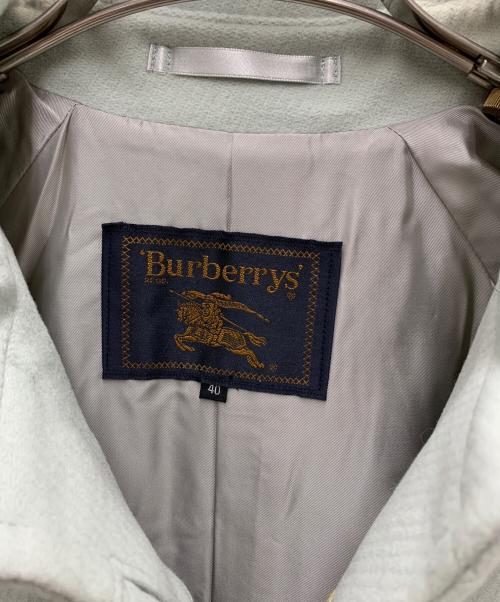Burberry's（バーバリーズ）Burberry's (バーバリーズ) ウールコート ミントグリーン サイズ:40の古着・服飾アイテム