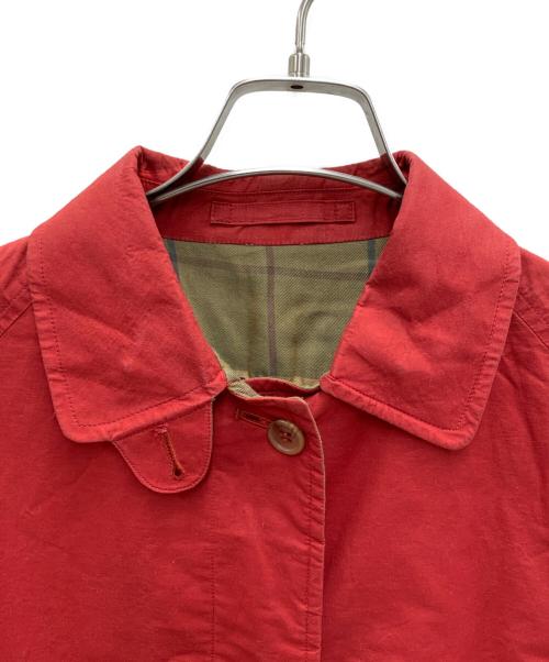 Burberry's（バーバリーズ）Burberry's (バーバリーズ) ステンカラーコート レッド サイズ:ーの古着・服飾アイテム