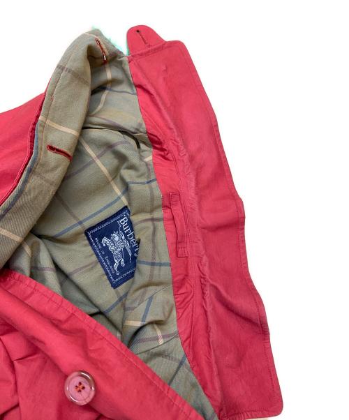 Burberry's（バーバリーズ）Burberry's (バーバリーズ) ステンカラーコート レッド サイズ:ーの古着・服飾アイテム