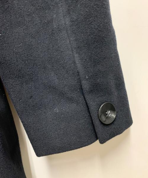 Burberry's（バーバリーズ）Burberry's (バーバリーズ) アンゴラコート ネイビー サイズ:9ARの古着・服飾アイテム