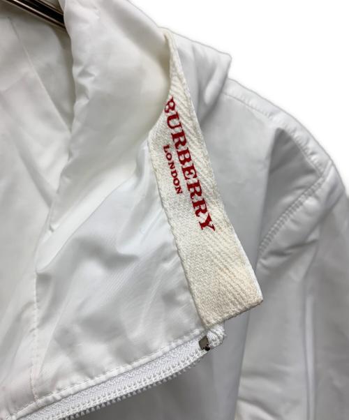 BURBERRY LONDON（バーバリーロンドン）BURBERRY LONDON (バーバリーロンドン) ジップジャケット ホワイト サイズ:40の古着・服飾アイテム