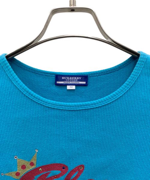 BURBERRY LONDON（バーバリーロンドン）BURBERRY LONDON (バーバリーロンドン) 半袖カットソー ターコイズ サイズ:SIZE Mの古着・服飾アイテム